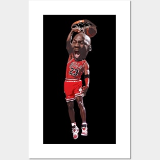 NBA JAM - BIG HEAD MJ 23 Posters and Art